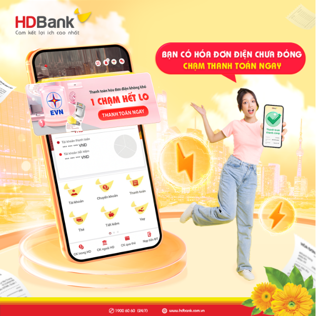 Tính năng 1 chạm nâng cấp độ cho App HDBank - Ảnh 1.